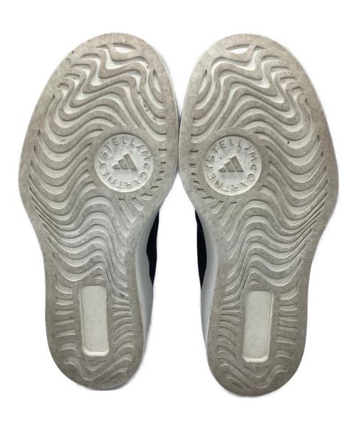 adidas（アディダス）adidas (アディダス) STELLA McCARTNEY (ステラマッカートニー) スニーカー　COURT ブラック サイズ:SIZE 24cmの古着・服飾アイテム