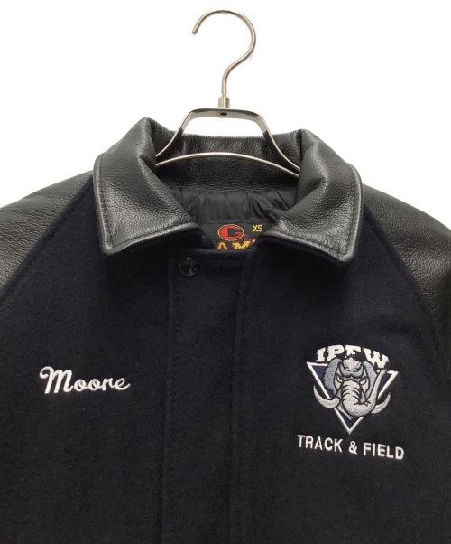 GAME SPORTS WEAR（ゲームスポーツウェア）GAME SPORTS WEAR (ゲームスポーツウェア) スタジャン ブラック サイズ:SIZE XSの古着・服飾アイテム