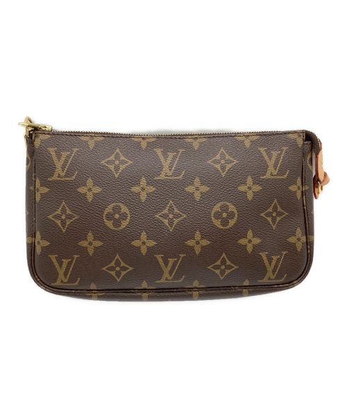 LOUIS VUITTON（ルイ ヴィトン）LOUIS VUITTON (ルイ ヴィトン) ポシェット・アクセソワール/ポーチ ブラウンの古着・服飾アイテム