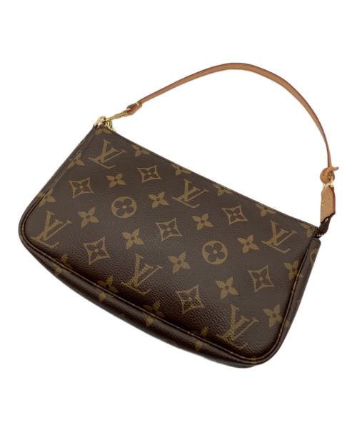 LOUIS VUITTON（ルイ ヴィトン）LOUIS VUITTON (ルイ ヴィトン) ポシェット・アクセソワール/ポーチ ブラウンの古着・服飾アイテム