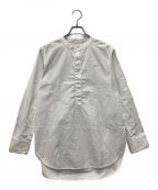 LACOSTEラコステ）の古着「マオカラープルオーバーチュニックシャツ」｜ホワイト