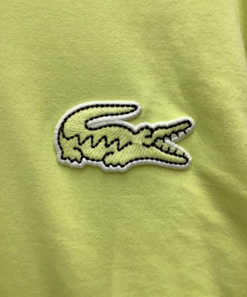 LACOSTE（ラコステ）LACOSTE (ラコステ) オーバーサイズクロックエンブレムスウェットTシャツ イエロー サイズ:SIZE Mの古着・服飾アイテム