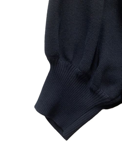 YORI（ヨリ）YORI (ヨリ) コットンパフスリーブニット ネイビー サイズ:SIZE Freeの古着・服飾アイテム