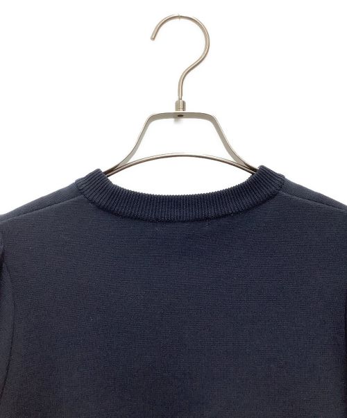 YORI（ヨリ）YORI (ヨリ) コットンパフスリーブニット ネイビー サイズ:SIZE Freeの古着・服飾アイテム