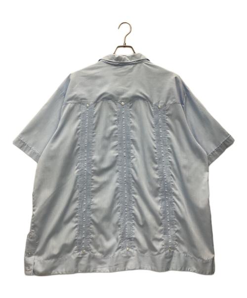 CAMPOS（-）CAMPOS (-) 90S キューバシャツ スカイブルー サイズ:SIZE 50の古着・服飾アイテム