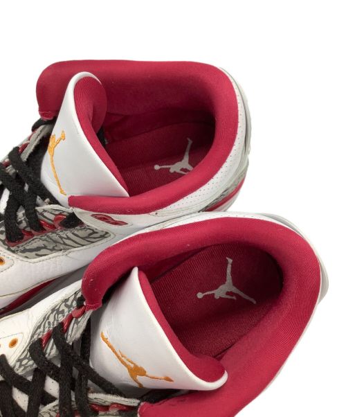 NIKE（ナイキ）NIKE (ナイキ) AIR JORDAN3　Cardinal Red ホワイト×レッド サイズ:SIZE 28cmの古着・服飾アイテム