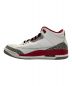 中古・古着 NIKE (ナイキ) AIR JORDAN3　Cardinal Red ホワイト×レッド サイズ:SIZE 28cm：7000円