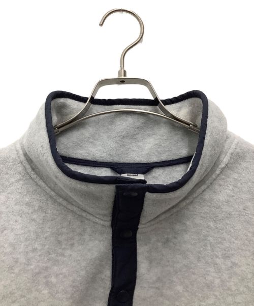 JJJJound（ジョウンド）JJJJound (ジョウンド) スナップフリースジャケット ライトグレー サイズ:SIZE Lの古着・服飾アイテム