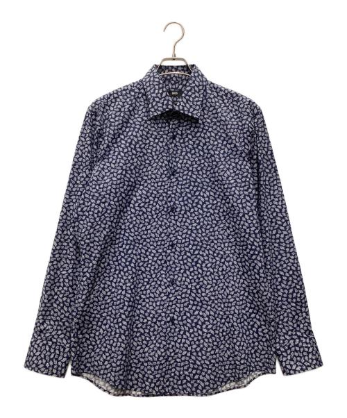 BOSS HUGO BOSS（ボス ヒューゴボス）BOSS HUGO BOSS (ボス ヒューゴボス) 長袖シャツ ネイビー サイズ:SIZE 41の古着・服飾アイテム