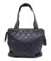 CHANEL (シャネル) マトラッセ　キャビアスキン ネイビー：128000円