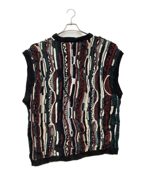 ‐（‐）‐ (‐) 3Dニットベスト マルチカラー サイズ:SIZE 不明の古着・服飾アイテム