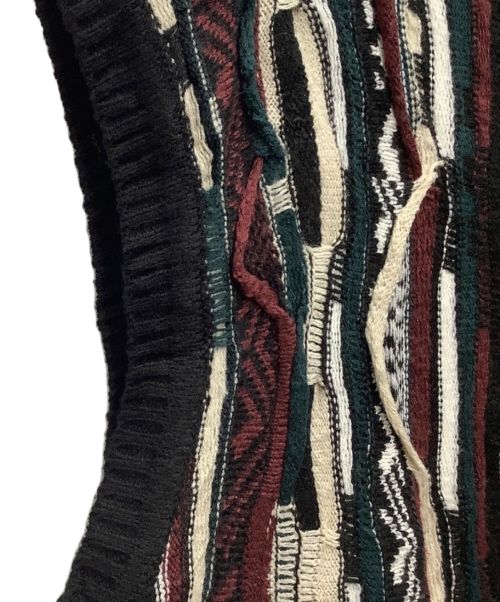 ‐（‐）‐ (‐) 3Dニットベスト マルチカラー サイズ:SIZE 不明の古着・服飾アイテム