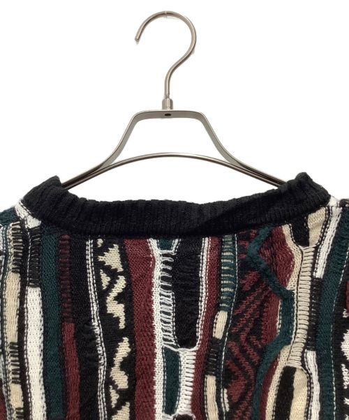‐（‐）‐ (‐) 3Dニットベスト マルチカラー サイズ:SIZE 不明の古着・服飾アイテム