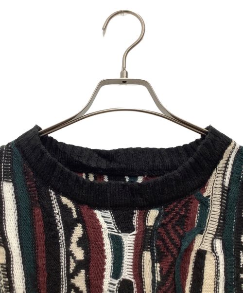 ‐（‐）‐ (‐) 3Dニットベスト マルチカラー サイズ:SIZE 不明の古着・服飾アイテム