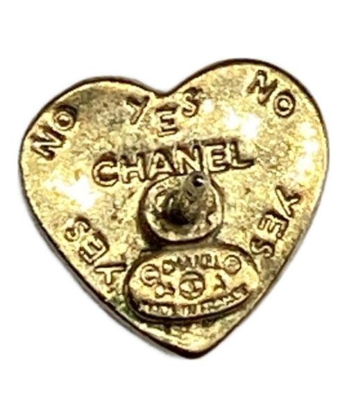 CHANEL（シャネル）CHANEL (シャネル) ハートピアス ココマーク ブラックの古着・服飾アイテム