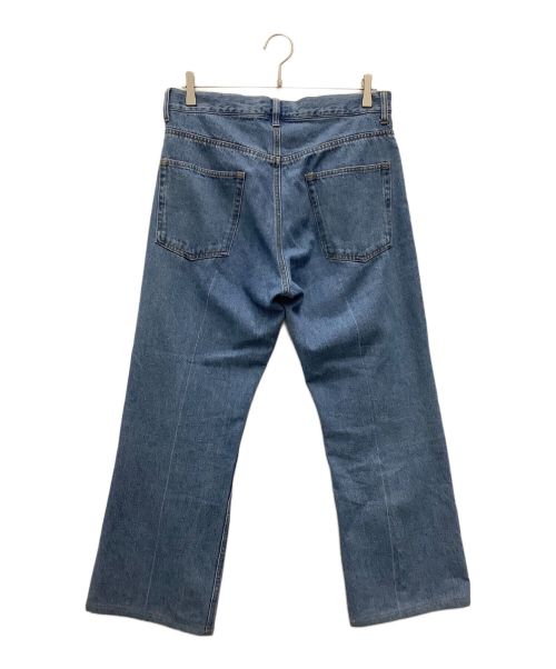 TOGA PULLA（トーガ プルラ）TOGA PULLA (トーガ プルラ) DENIM TAPE PRINT PANTS インディゴ サイズ:SIZE 46の古着・服飾アイテム