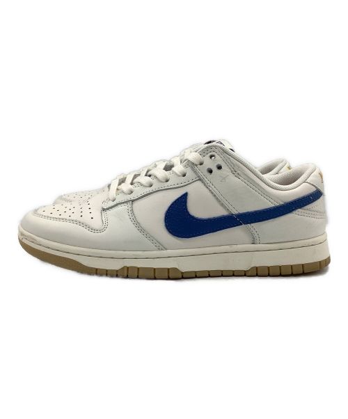 NIKE（ナイキ）NIKE (ナイキ) DUNK LOW Royal and Gum ホワイト×ブルー サイズ:SIZE 25.5cmの古着・服飾アイテム