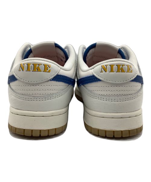 NIKE（ナイキ）NIKE (ナイキ) DUNK LOW Royal and Gum ホワイト×ブルー サイズ:SIZE 25.5cmの古着・服飾アイテム