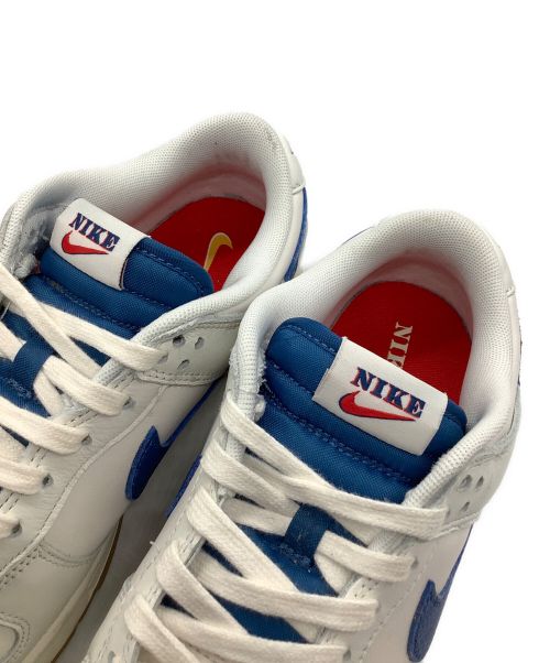 NIKE（ナイキ）NIKE (ナイキ) DUNK LOW Royal and Gum ホワイト×ブルー サイズ:SIZE 25.5cmの古着・服飾アイテム