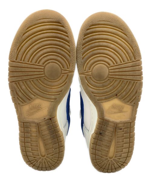 NIKE（ナイキ）NIKE (ナイキ) DUNK LOW Royal and Gum ホワイト×ブルー サイズ:SIZE 25.5cmの古着・服飾アイテム