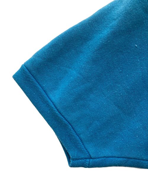 Hanes（ヘインズ）Hanes (ヘインズ) 50S~ ハーフハーフジップ半袖スウェット スカイブルー サイズ:SIZE Mの古着・服飾アイテム