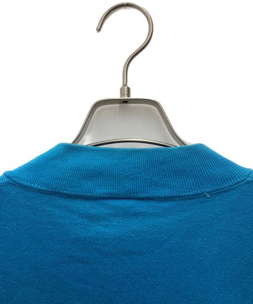 Hanes（ヘインズ）Hanes (ヘインズ) 50S~ ハーフハーフジップ半袖スウェット スカイブルー サイズ:SIZE Mの古着・服飾アイテム