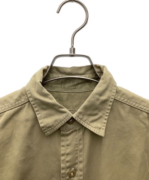 BIG YANK（ビッグヤンク）BIG YANK (ビッグヤンク) 50S~60S 長袖シャツ ベージュ サイズ:SIZE Lの古着・服飾アイテム