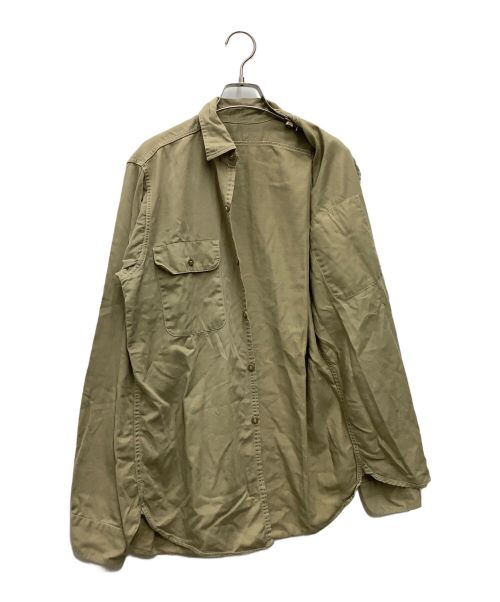 BIG YANK（ビッグヤンク）BIG YANK (ビッグヤンク) 50S~60S 長袖シャツ ベージュ サイズ:SIZE Lの古着・服飾アイテム