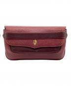 Cartierカルティエ）の古着「クラッチバッグ」｜ワインレッド