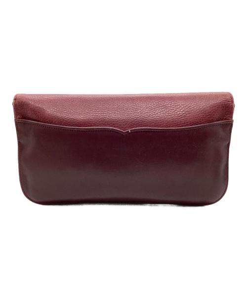 Cartier（カルティエ）Cartier (カルティエ) クラッチバッグ ワインレッドの古着・服飾アイテム