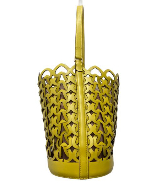 Kate Spade（ケイトスペード）Kate Spade (ケイトスペード) ドリー ミディアムバケツ/ワンショルダーバッグ イエローの古着・服飾アイテム