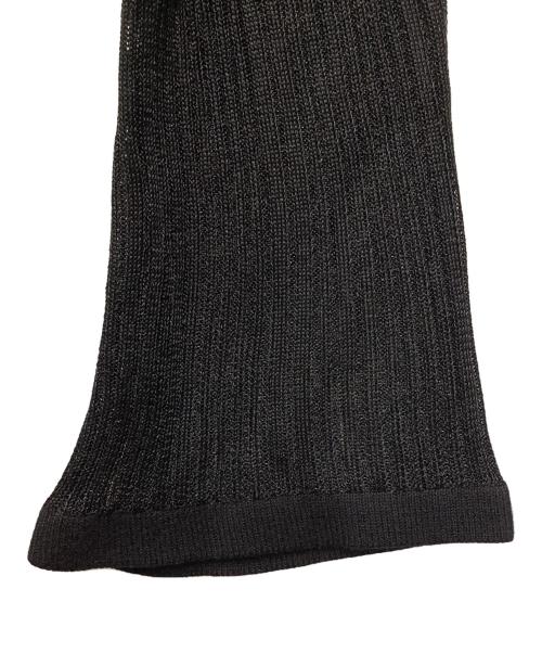 Snidel（スナイデル）Snidel (スナイデル) シアーブロッキングニットワンピ ブラック サイズ:SIZE Freeの古着・服飾アイテム