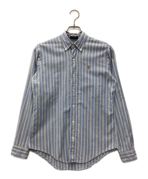 POLO RALPH LAUREN（ポロ・ラルフローレン）POLO RALPH LAUREN (ポロ・ラルフローレン) 80S～ 長袖シャツ ブルー サイズ:SIZE 18の古着・服飾アイテム