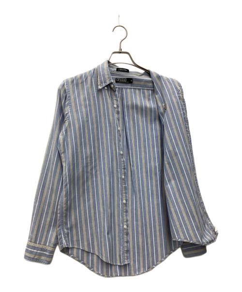 POLO RALPH LAUREN（ポロ・ラルフローレン）POLO RALPH LAUREN (ポロ・ラルフローレン) 80S～ 長袖シャツ ブルー サイズ:SIZE 18の古着・服飾アイテム