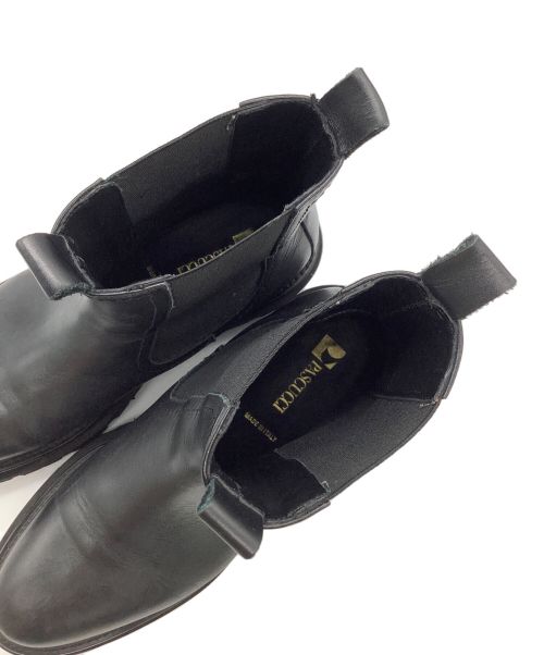 PASCUCCI（パスクッチ）PASCUCCI (パスクッチ) サイドゴアボリュームブーツ ブラック サイズ:SIZE 38（24㎝）の古着・服飾アイテム