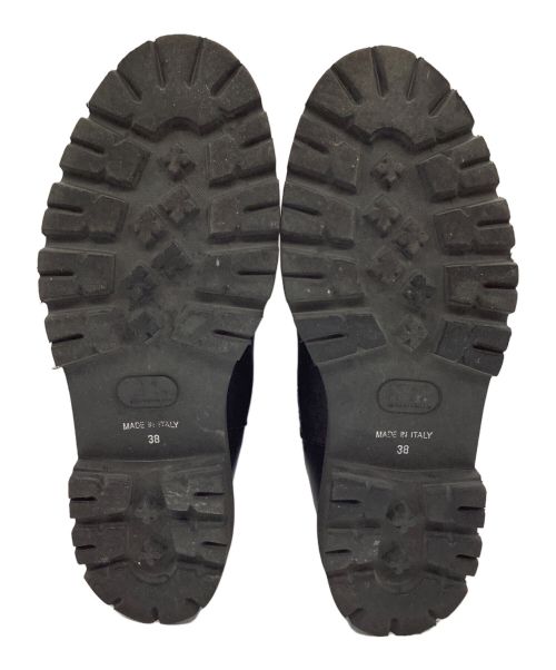 PASCUCCI（パスクッチ）PASCUCCI (パスクッチ) サイドゴアボリュームブーツ ブラック サイズ:SIZE 38（24㎝）の古着・服飾アイテム