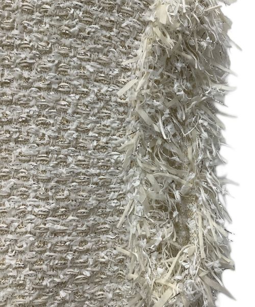 UNITED ARROWS（ユナイテッドアローズ）UNITED ARROWS (ユナイテッドアローズ) ファンシーツイードベスト アイボリー サイズ:SIZE Freeの古着・服飾アイテム