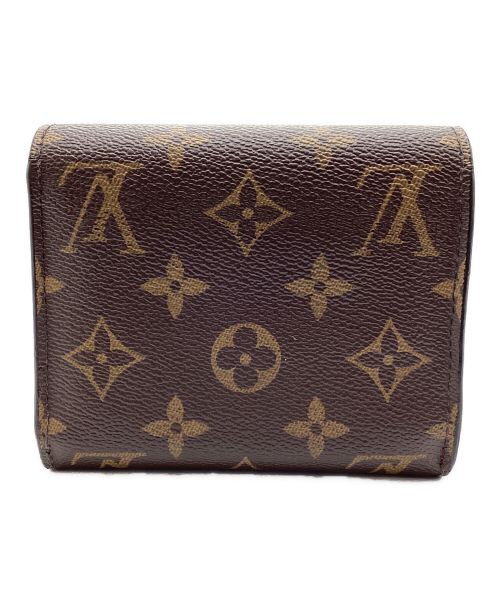 LOUIS VUITTON（ルイ ヴィトン）LOUIS VUITTON (ルイ ヴィトン) ポルトフォイユ アリアンヌ モノグラム ブラウン×ピンクの古着・服飾アイテム