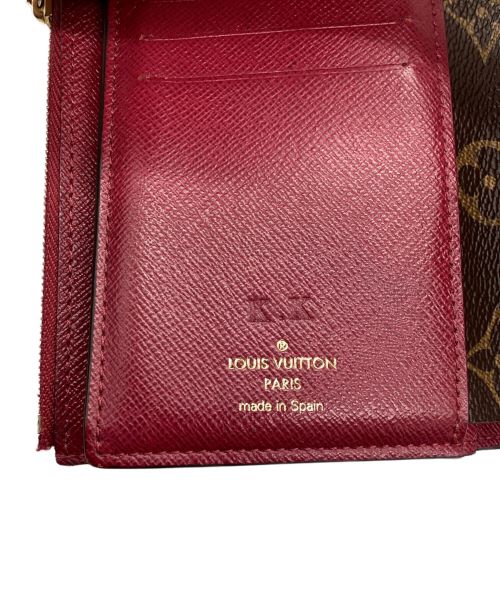LOUIS VUITTON（ルイ ヴィトン）LOUIS VUITTON (ルイ ヴィトン) ポルトフォイユ アリアンヌ モノグラム ブラウン×ピンクの古着・服飾アイテム