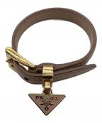 PRADAプラダ）の古着「ブレスレット」｜ベージュ