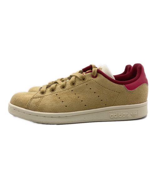 adidas（アディダス）adidas (アディダス) STAN SMITH　スニーカー ベージュ×ショッキングピンク サイズ:SIZE 22cmの古着・服飾アイテム