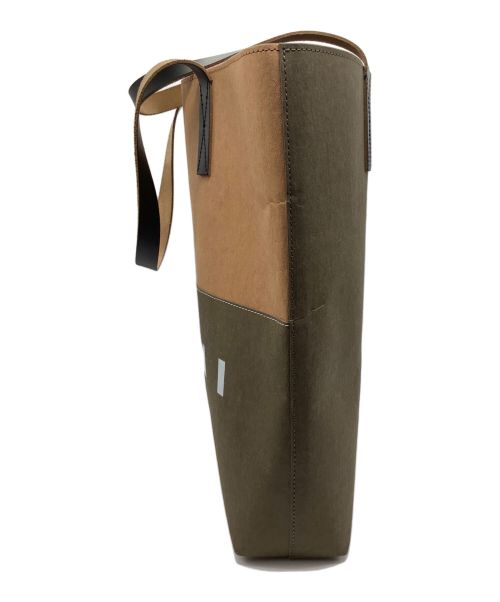 MARNI（マルニ）MARNI (マルニ) SHOPPING/トートバッグ オリーブ×ブラウンの古着・服飾アイテム