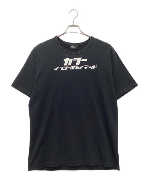 KOLOR（カラー）KOLOR (カラー) 半袖カットソー 20SS カタカナロゴ ブラック サイズ:SIZE 3の古着・服飾アイテム