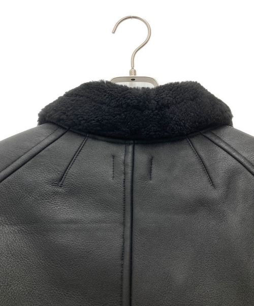 KIIT（キート）KIIT (キート) ZIP UP SHEARING BLOUSON/ムートンジャケット ブラック サイズ:SIZE 2(M)の古着・服飾アイテム