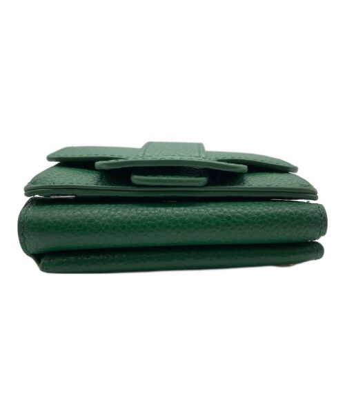 tov（トーヴ）TOV (トーヴ) 3つ折り財布 グリーンの古着・服飾アイテム