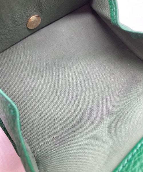 tov（トーヴ）TOV (トーヴ) 3つ折り財布 グリーンの古着・服飾アイテム