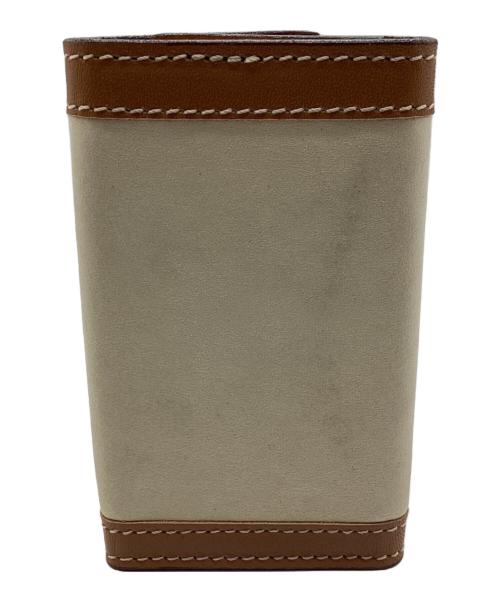 CELINE（セリーヌ）CELINE (セリーヌ) 6連キーケース ベージュ×ブラウンの古着・服飾アイテム