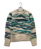 ISABEL MARANTイザベルマラン）の古着「serena/ニット」｜ベージュ×グリーン