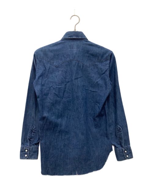 LEVI'S（リーバイス）LEVI'S (リーバイス) 70S~80S デニムウエスタンシャツ セルフカット インディゴ サイズ:SIZE Sの古着・服飾アイテム