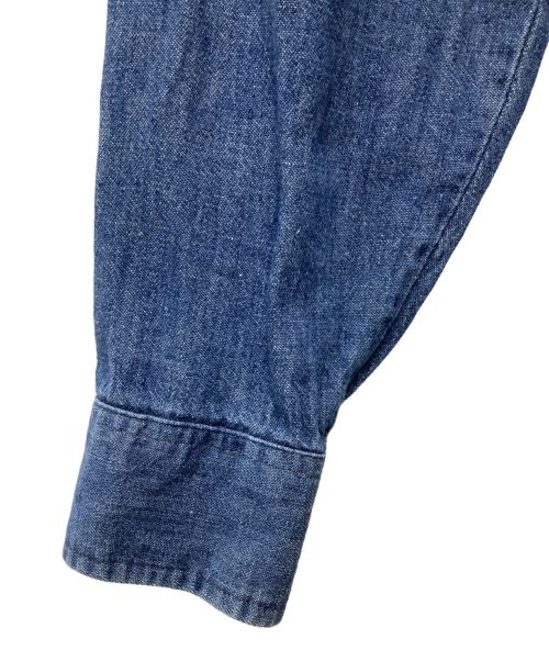 LEVI'S（リーバイス）LEVI'S (リーバイス) 70S~80S デニムウエスタンシャツ セルフカット インディゴ サイズ:SIZE Sの古着・服飾アイテム